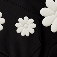 Nouveaux sweats à capuche unisexes de haute qualité 100% coton, impression par décharge, logo personnalisé, respirants, sportifs