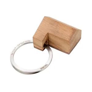 Portachiavi e Moschettoni in Legno Personalizzati Baumhaus, Gadget Promozionali su Misura - Product Image 3