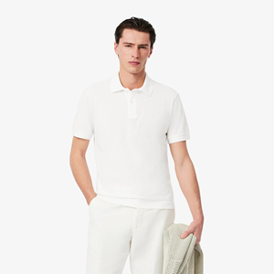 Polos de manga corta sólidos para hombre, superventas, 2025, polos de poliéster con cuello vuelto informales de alta calidad para hombre - Product Image 1