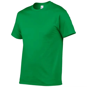 T-shirt basique en coton uni pour homme, respirant, en gros, fabrication OEM - Product Image 5
