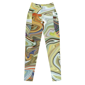 Premium Quality Push Tummy Control Full Length High Waist Breathable Quick Dry Spandex/<b>Nylon</b> Heat-Transfer Printed Yoga <b>Leggings</b> - Product Image 5