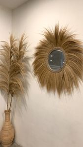 Venta caliente espejo de ratán decoración de pared estilo Vintage decoración del hogar espejo hecho en Vietnam - Product Image 6