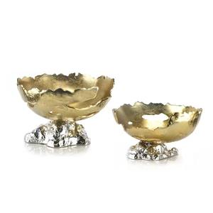 Cuencos profundos redondos de corteza de aluminio clásicos en la Base para utensilios de cocina, hogar, Hotel, restaurante, fechas, frutas, cuenco para servir hecho a mano, Hotel - Product Image 3