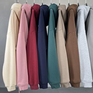 เสื้อฮู้ดแบบสวมหัวสำหรับผู้ชายเสื้อมีฮู้ดผ้าฟลีซที่มีน้ำหนักเกินใส่ได้ทั้งชายและหญิง - Product Image 2