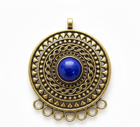 Collier avec pendentif médaillon de luxe en argent 925 finition antique, fait main, cadeau pour homme