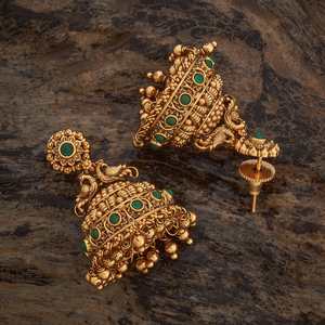 Pendientes Colgantes Antiguos Clásicos Religiosos de Aleación de Zinc con Perla y Circonita para Fiesta de Boda, Modelo 176289 - Product Image 3