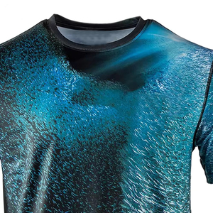 Hombres Fitness de alta calidad de algodón de manga corta Camisetas Casual al aire libre última moda camisetas con precio razonable logotipo personalizado - Product Image 1