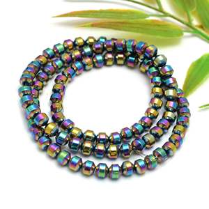 Kamal <b>Gems</b> Multicolored Cathedral-Shaped Star-Shaped <b>Stone</b> Beads Hematite Strand for Jewelry Making <b>Bracelets</b> - Product Image 1
