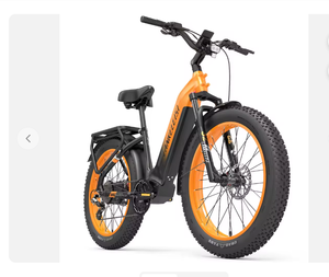Bicicleta eléctrica híbrida Lankeleisi MG600 PLUS de 1000W con neumáticos gruesos 26*4.0 para todoterreno, con sensor de torque, en stock en la UE. - Product Image 1