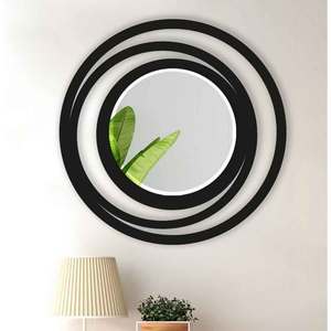 Mini miroir mural rond à cadre en métal de haute qualité, style design moderne, nouveau fabricant indien, qualité d'exportation pour un usage domestique - Product Image 4