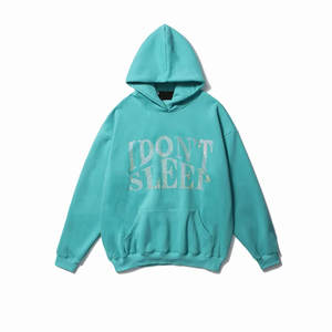 Sudaderas Casuales Ligeras y Transpirables para Hombre, Diseño de Patrón Sólido Personalizado con Pedrería, Mezcla de Algodón Ecológica de Alta Calidad - Product Image 5