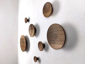 Juego de ganchos de madera para puerta de vestidor de casa, gancho de pared de nogal, moderno, hecho a mano, decorativo, mango de cocina - Product Image 3