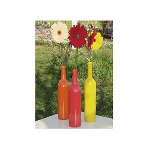 Nouveau Design, vente en gros, jardin de mariage, décoration de maison, créatif, rond, moderne, peinture grise, Pot en verre, Vase à fleurs - Product Image 3