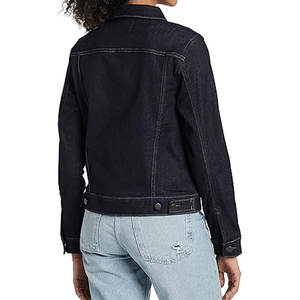Veste en jean pour femme surdimensionnée à la mode, design personnalisé, dernier design, prix bas, service OEM, veste en jean pour femme - Product Image 5