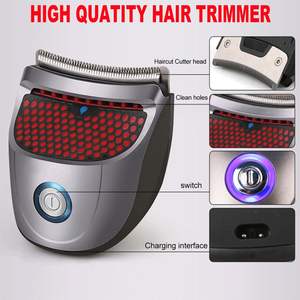ชุดเครื่องตัดผมไฟฟ้าไร้สายแบบชาร์จ USB สำหรับผู้ชาย พร้อมหวีปรับระดับได้ 9 ขนาด เทคโนโลยีสเปรย์ สำหรับตัดผมเองในรถยนต์ - Product Image 3