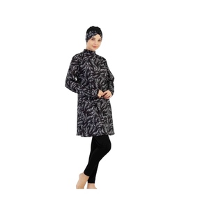 Comfortable Long Sleeve Modest Swimwear for Muslim Women <b>Full</b> Coverage Sporty Islamic Style <b>Hijab</b> Burka Eco-Friendly Quick Dry - Product Image 3