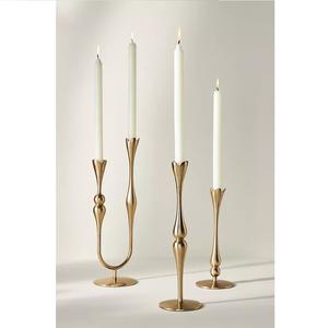 Bougeoir en métal pour éclairage et décoration d'intérieur Bougeoir décoratif élégant à finition antique - Product Image 6