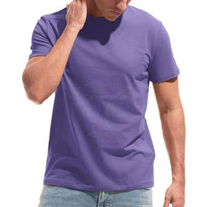 Nouveaux t-shirts unis pour hommes, 100% coton, tissu tricoté, séchage rapide, légers pour les journées d'été confortables - Product Image 3