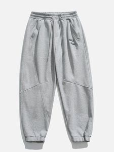 Pantalon de survêtement décontracté pour homme Pantalon de survêtement ample gaufré Pantalon de survêtement élastique plat pour le printemps été automne hiver - Product Image 6