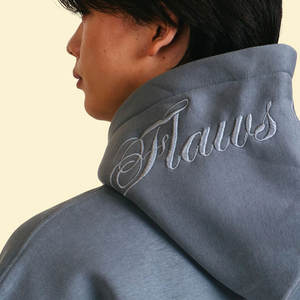 Ensemble de sweat à capuche en molleton zippé épais pour hommes tenue de survêtement deux pièces pour automne hiver vêtements de sport teints en couleur unie - Product Image 5