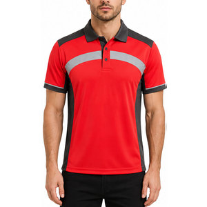 Chemises polo de travail respirantes pour hommes avec tissu confortable pour les travailleurs en extérieur, le personnel industriel et les tâches quotidiennes - Product Image 1