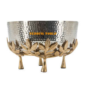 Bol à chocolat décoratif en aluminium dernière nouvelle collection Bol à chocolat forme ronde Designer Nouveau bol à chocolat - Product Image 4