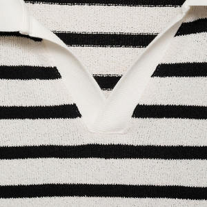 Polo de Punto Cómodo para Uso Diario, Polo de Punto con Textura de Punto Suave y Sensación Elástica - Product Image 4