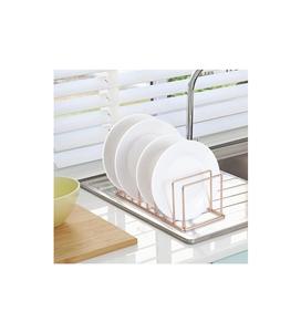 Ensemble de 2 dernier design décoration d'intérieur ustensiles de cuisine porte-assiette exclusif qualité métal blanc couleur assiette stand par indien métal monde - Product Image 3