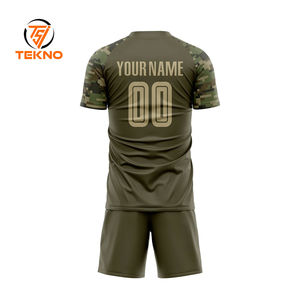 Maillot et short de football de haute qualité par sublimation 2025 uniforme de football de nom d'équipe personnalisé de bonne qualité pour le sport entretenu par OEM - Product Image 2
