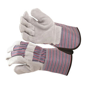 2025 último nuevo diseño Unisex vaca mano dividida guantes de trabajo de cuero guantes de trabajo de seguridad para las manos - Product Image 4