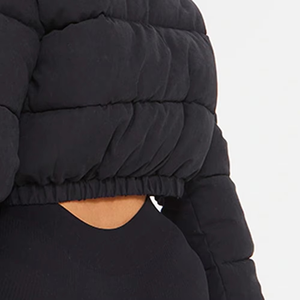 Chaqueta acolchada corta cortavientos de ajuste Regular superventas nueva y elegante de alta calidad para mujer chaqueta vaquera - Product Image 2