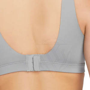 Soutien-gorge de sport respirant et écologique pour femme avec bretelles réglables en Spandex/Nylon, maintien moyen, séchage rapide - Product Image 6