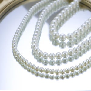 Collar de Perlas de Imitación de 4mm, 6mm, 8mm, 10mm, Cadena de Acero Inoxidable para Clavícula, Joyería Femenina al por Mayor - Product Image 5