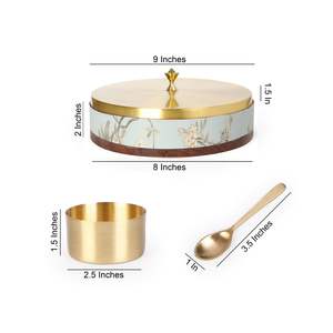 Hermosa Caja de Madera para Especias, Contenedor de Almacenamiento de Especias, Hecho a Mano con Alta Calidad para Uso Doméstico, HF CRAFTS - Product Image 2