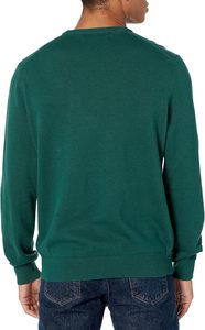 เสื้อสเวตเตอร์คอกลมแขนยาวโอเวอร์ไซส์สำหรับผู้ชายเสื้อสวมหัวผ้าฟลีซผ้าฝ้ายเสื้อผ้าแนวสตรีท - Product Image 3