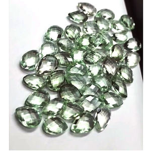 Alto 819PC Amatista verde natural 9x7 10x8 11x9 14x10 16x12mm Pera ovalada 8 9 10mm Cojín Corazón Briolette Cut 2520ct Lote Cuarzo - Product Image 1