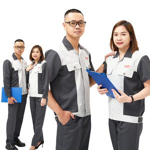 VN SUPPLIERS <b>work</b> <b>clothes</b> outside logo <b>construction</b> worker set uniform electrical welding coverall outfits - FMF factory OEM/ODM - Product Image 3