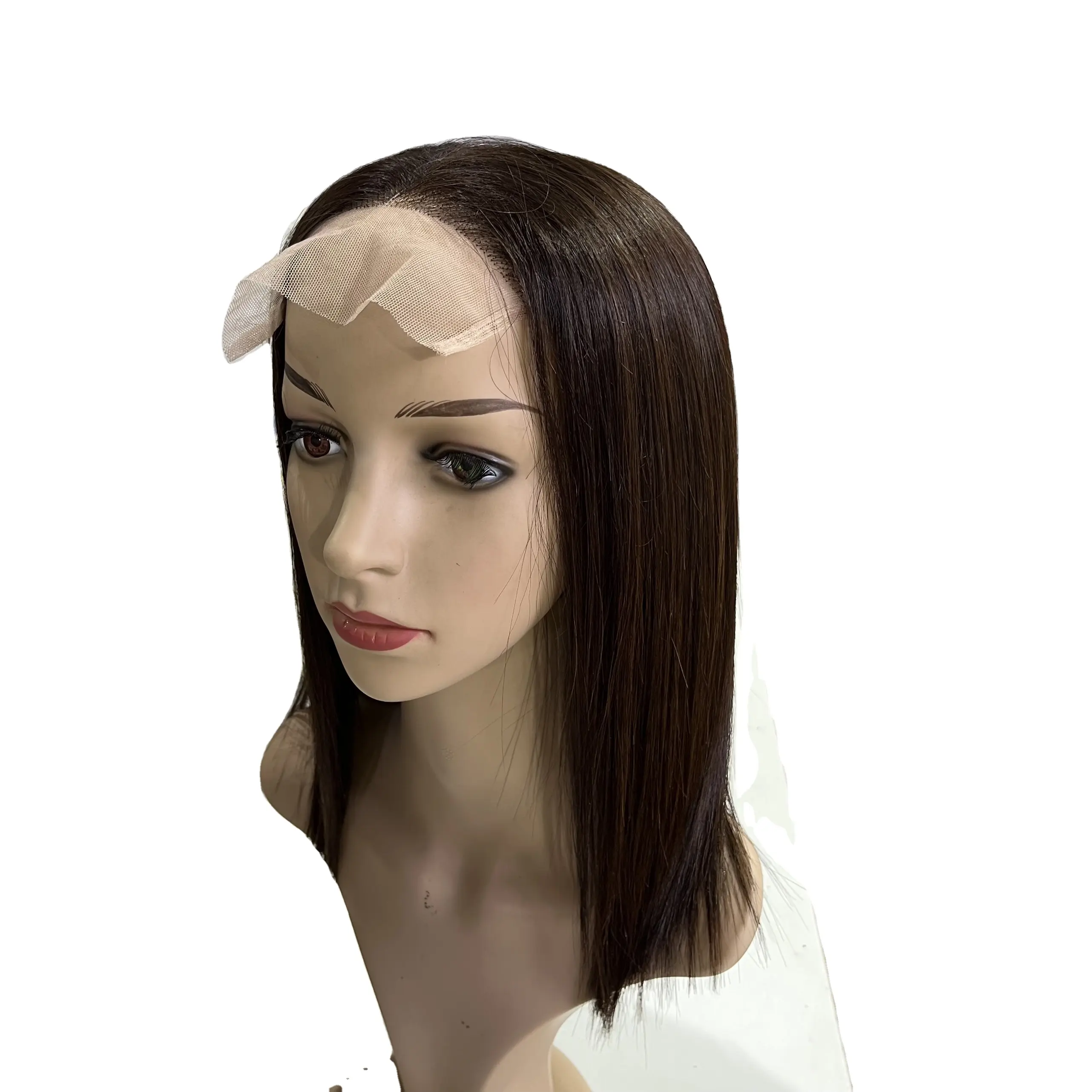 Toptan fiyat peruk en kaliteli saç ekleme lüks atkı süper düz saç 100% vietnamca İŞLENMEMİŞ SAÇ