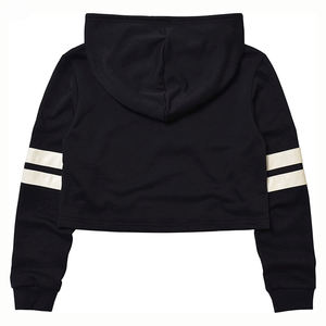 เสื้อสเวตเตอร์มีฮู้ดของผู้หญิงเสื้อครอปมีฮู้ดแบบไม่มีซับใน - Product Image 3