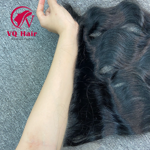 HD pour Lace Frontal Natural Wave Haute Qualité 100% Remy Raw Virgin Vietnamien Extensions de Cheveux Humains Couleur Naturelle Perruques - Product Image 3