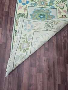 พรมขนสัตว์ทำด้วยมือดีไซน์ทันสมัยงานศิลปะแอ็บสแตรกต์มีขนาดปรับแต่งได้สำหรับใช้ในบ้านและปิกนิก - Product Image 4