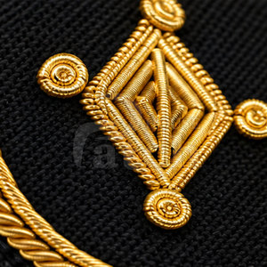 Premium Custom Bullion Wire <b>Badge</b> Handmade Wire Embroidery Patch Decorative <b>Sewing</b> <b>Badge</b> For Hats Apparel Crafts Uniforms - Product Image 6