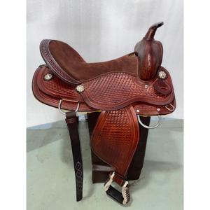 Selle de course personnalisée réutilisable sculptée à la main avec du cuir véritable et un arbre en bois, siège écologique pour l'équitation - Product Image 5