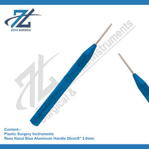 REES 20cm/8 \ "mango de aluminio azul osteótomo Nasal 3,0mm Base de cirugía plástica instrumento manual fabricado en Pakistán - Product Image 2
