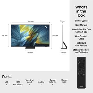ทีวี OLED ขนาด 77 นิ้ว ความละเอียด 4K พร้อมหน้าจอแสดงผลที่มีอัตรารีเฟรช 165Hz - Product Image 5
