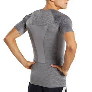 Spandex Stretch Men Gym Fitness camiseta para Yoga Men Cool Dry Running Tops manga corta Gym Tops camisetas - Product Image 5