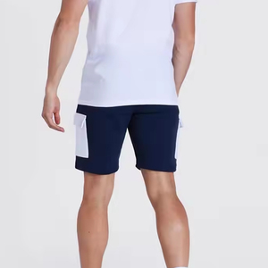 Custom <b>Acid</b> Wash Printed Cotton Fleece Tracksuits Contrast Colors Plain <b>Drop</b> Shoulder Sleeves Joggers Set Shorts Heavy Weight - Product Image 6