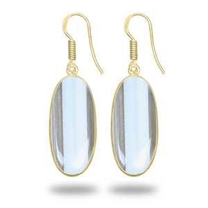 New Collection owyhee opal earrings 18k gold plated wholesale handmade jewelry Handmade Gemstone Jewelry Gift For Women - Product Image 3