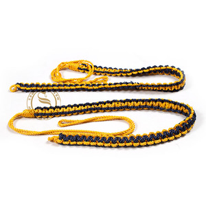 High Quality Ceremonial Uniform Lanyard Best Quality Officers Uniform Lanyard with Steel Tip Hook Made from Thread Fabric - Product Image 5