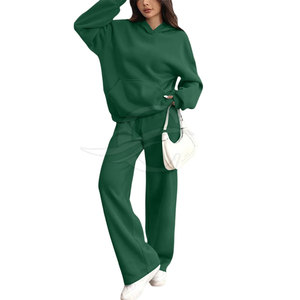 2026 Best Quality Breathable Winter Hooded Solid Fashionable Casual Wear Women Tracksuit for Adult Long Sleeves - Product Image 2